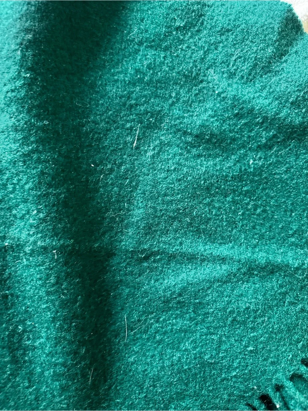 100% Green Cashmere Scarf